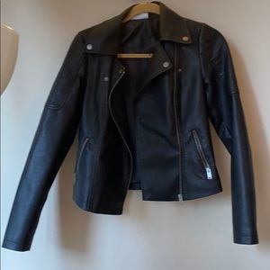 Faux leather jacket
